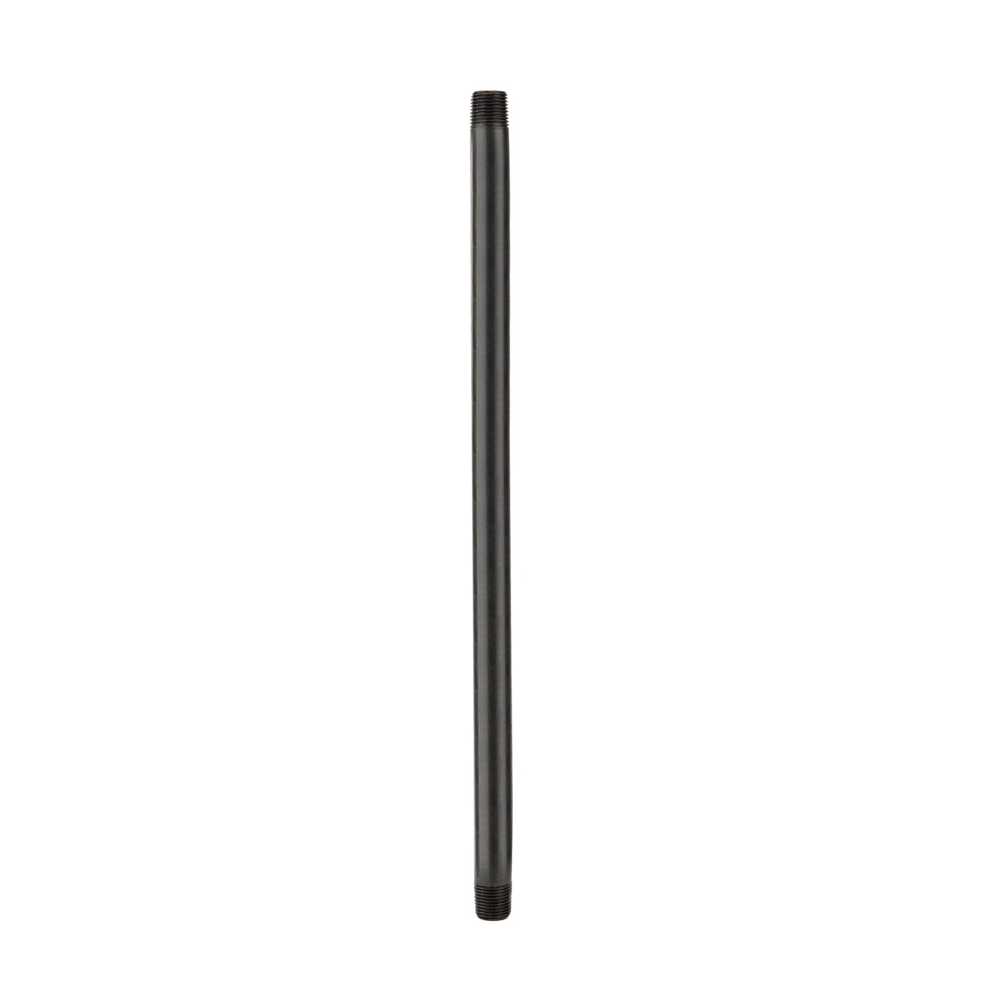 1/2 in. x 14 in. Prefinished Matte Black Pipe PIPE DECOR