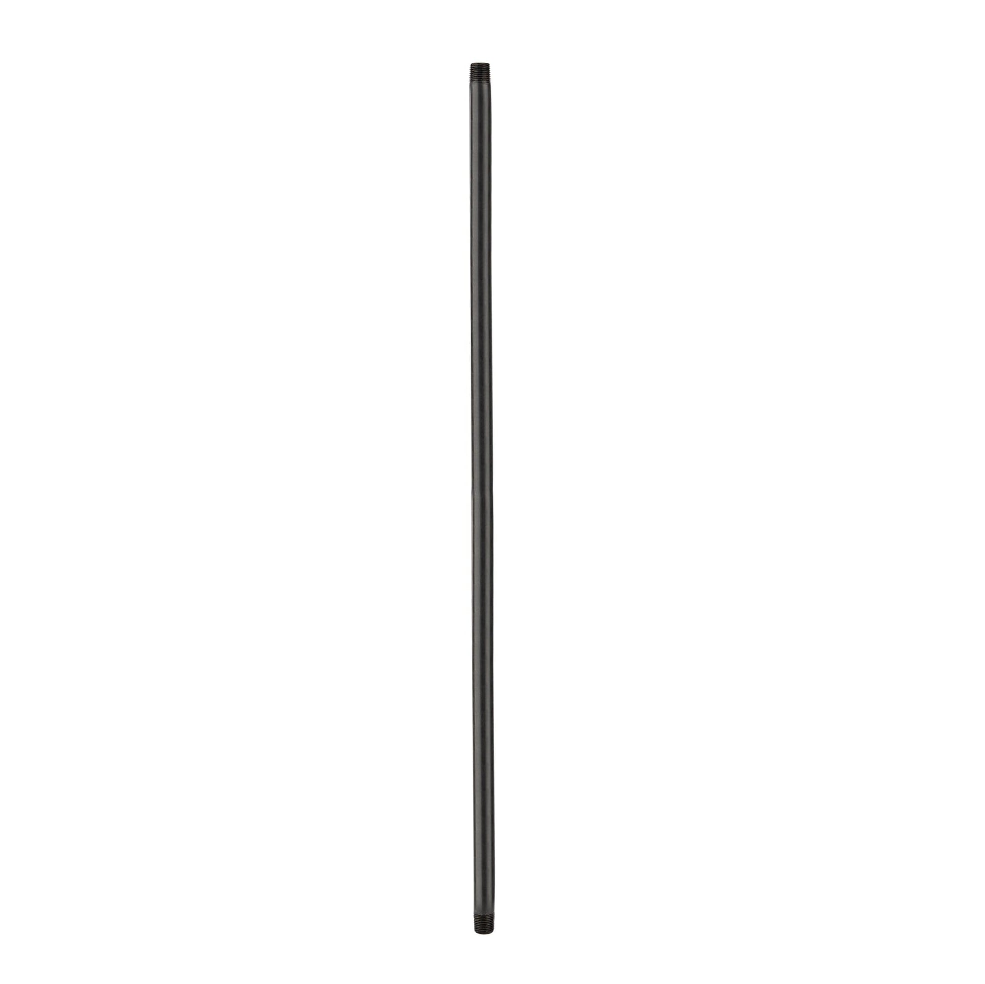 1/2 in. x 36 in. Prefinished Matte Black Pipe PIPE DECOR