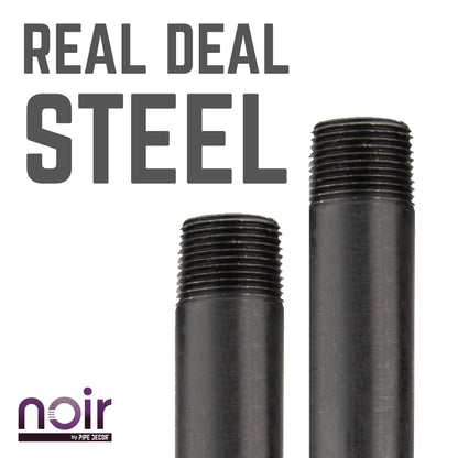 1 in. x 30 in. Prefinished Matte Black Pipe PIPE DECOR