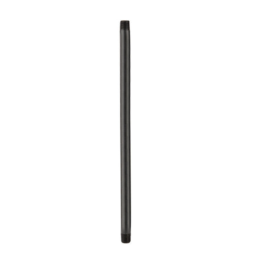 3/4 in. x 18 in. Prefinished Matte Black Pipe PIPE DECOR