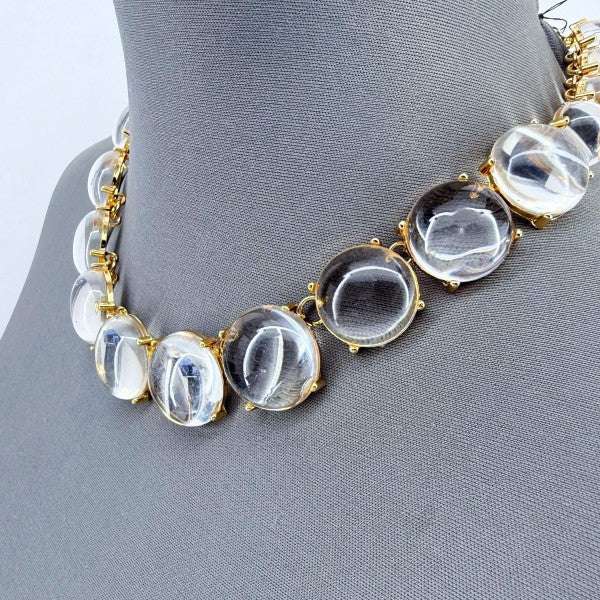 Multicolor or Clear Resin Round Necklace Shop Style & More | Fresh Looks, Everyday Deals & Free Shipping