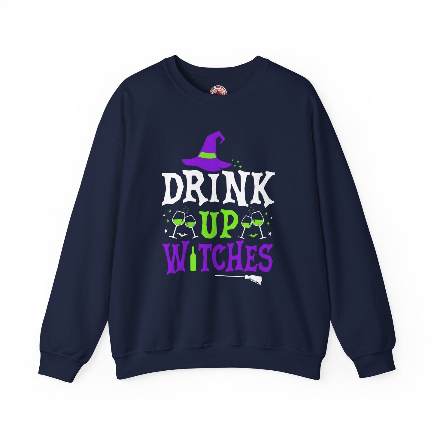 Drink Up Witches Crewneck Sweatshirt The Devil's Pickle