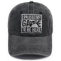 I Paused My Game to Be Here Adjustable Baseball Cap FitiqueFit