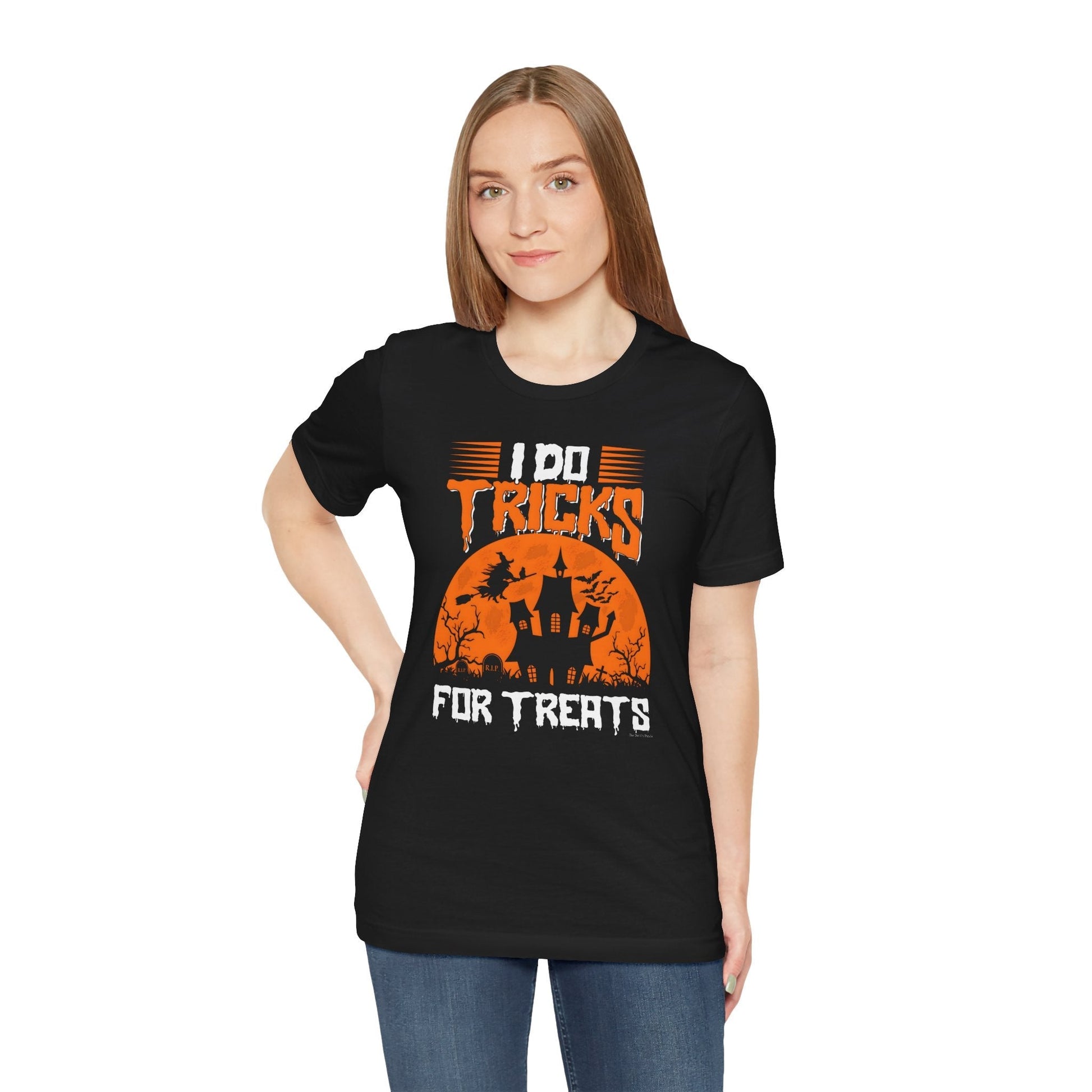 I Do Tricks For Treats T-Shirt The Devil's Pickle