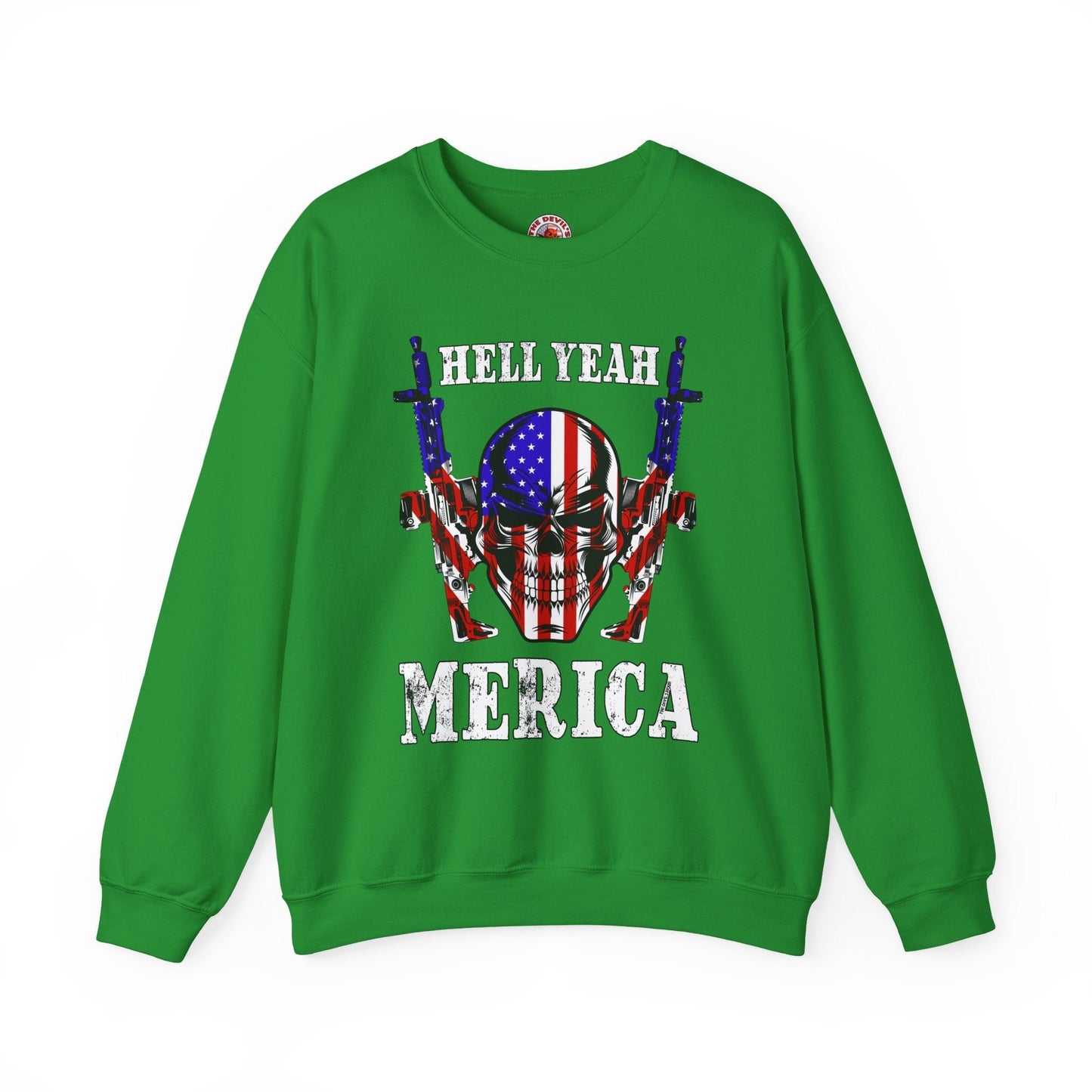 Hell Yeah Merica Crewneck Sweatshirt The Devil's Pickle