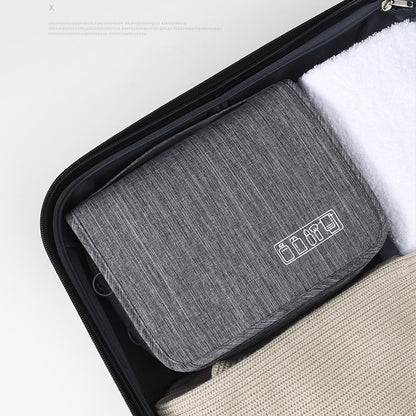 [Large Makeup Organizer] Durable Polyester Large Capacity Makeup Organizer Bag | Travel & Business, Wet & Dry Separation, Multiple Compartments for Cosmetics, Toiletries, And Accessories NovaCart