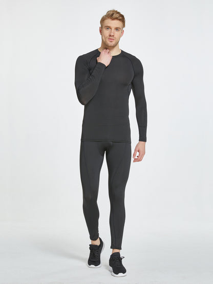 Men'S Quick-Dry Sportswear for Autumn And Winter, Suitable for Basketball, Morning Runs, And High-Elasticity Yoga Training NovaCart