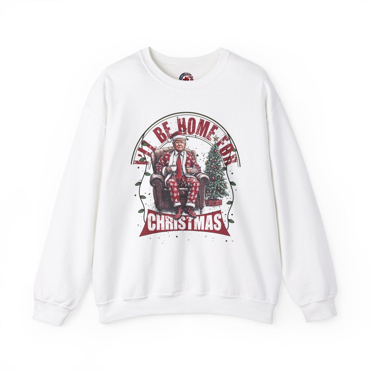 I'll Be Home For Christmas Crewneck Sweatshirt The Devil's Pickle