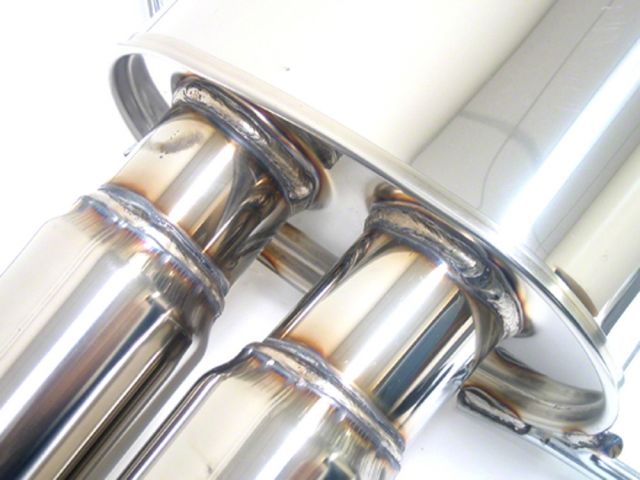 HKS 00-03 Nissan Maxima Rear Section Exhaust Stainless Steel Muffler FR SPORT