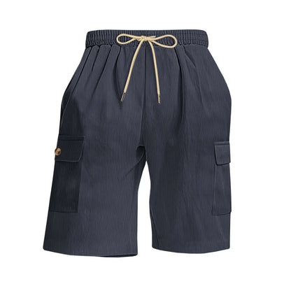 Mens Corduroy Multi-Pocket Shorts For Sports SnagBag
