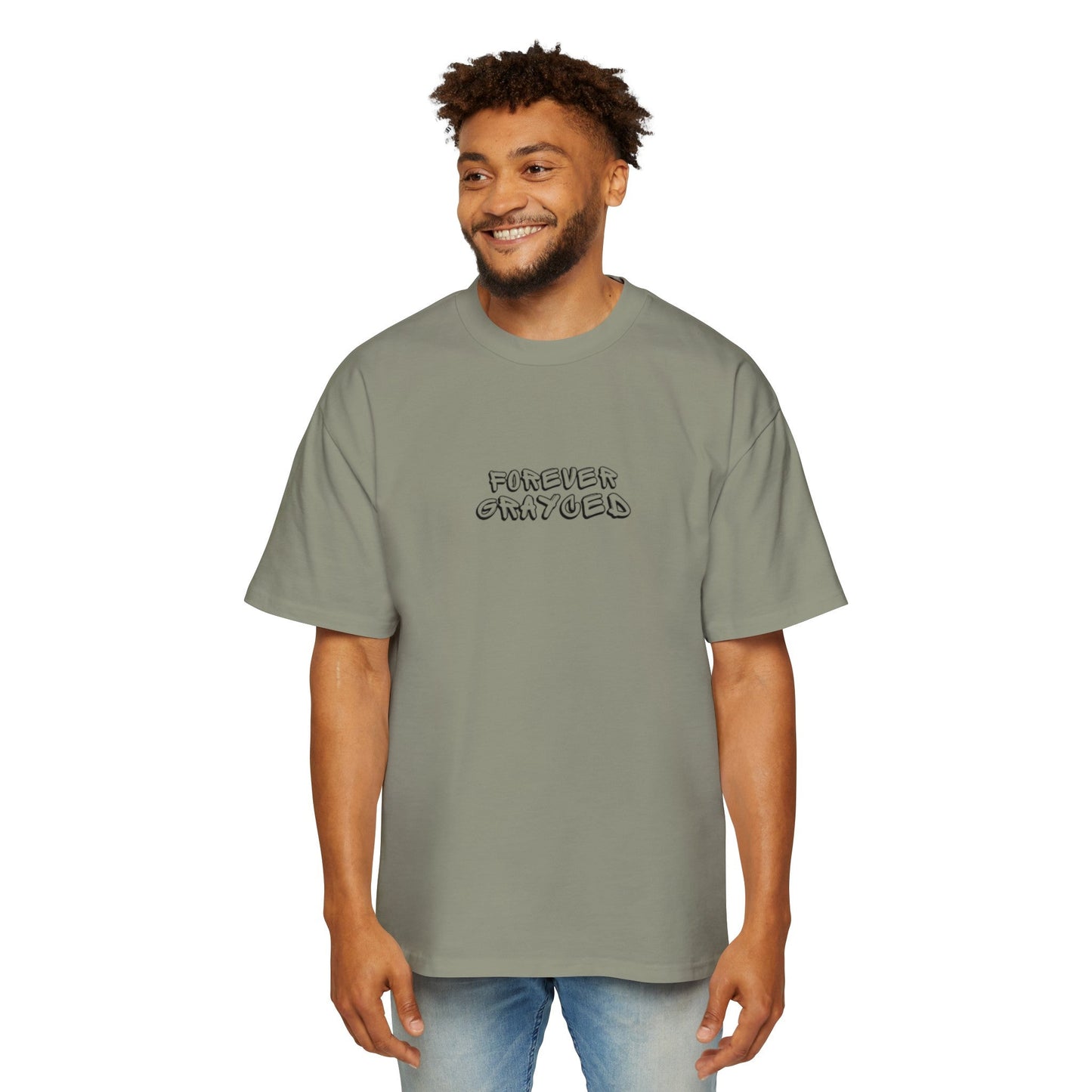 Men's Heavy Oversized Tee Grayceful LLC