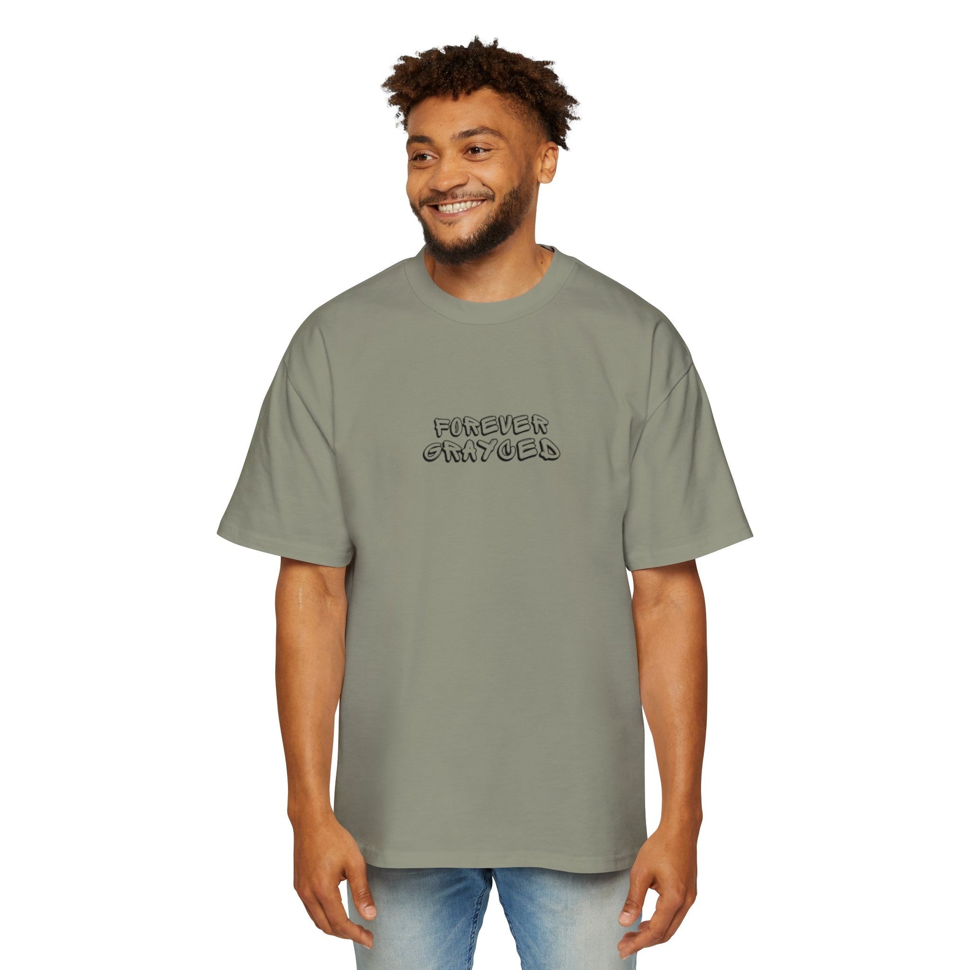 Men's Heavy Oversized Tee Grayceful LLC