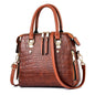 Luxe Alligator Leather Shoulder Bag - Stylish Premium Leather Bag for Women Country in My Heart