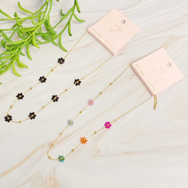 Flower Field Romance Beaded Necklace Shop Style & More | Fresh Looks, Everyday Deals & Free Shipping