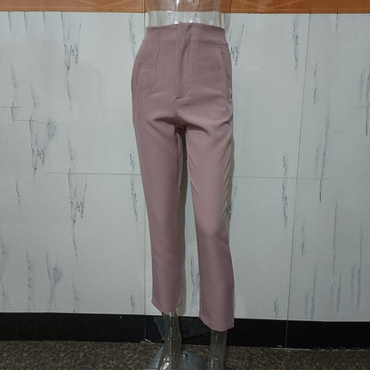 Women's High-Waisted Straight Leg Pants FitiqueFit