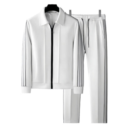 Casual Sports Men's Long-sleeved Cardigan Sweater Baggy Coat Grayceful LLC