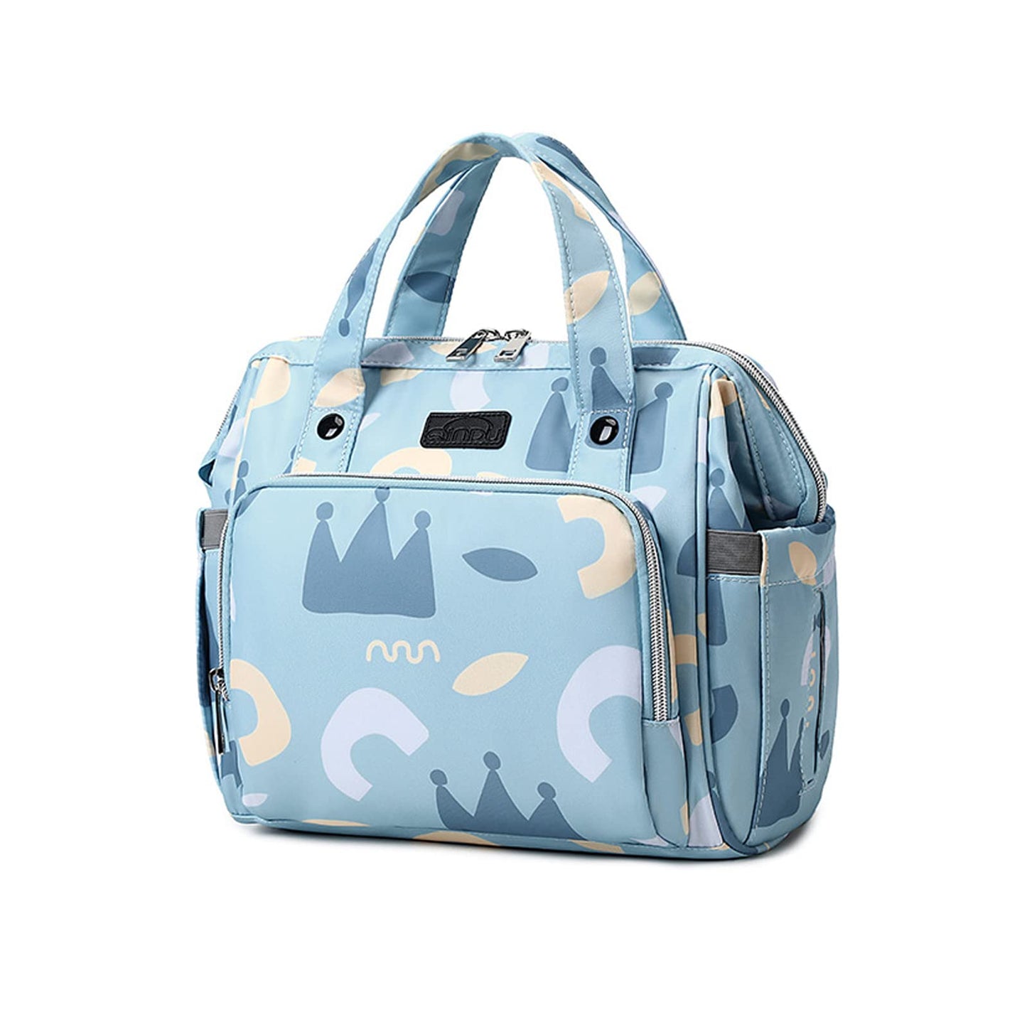 SONARIN Multifunctional Diaper Bag BackpackLightweight Waterproof Travel Nappy Changing Tote Bag Mommy Bag Shoulder Bag(Blue) New Era Fashion LLc