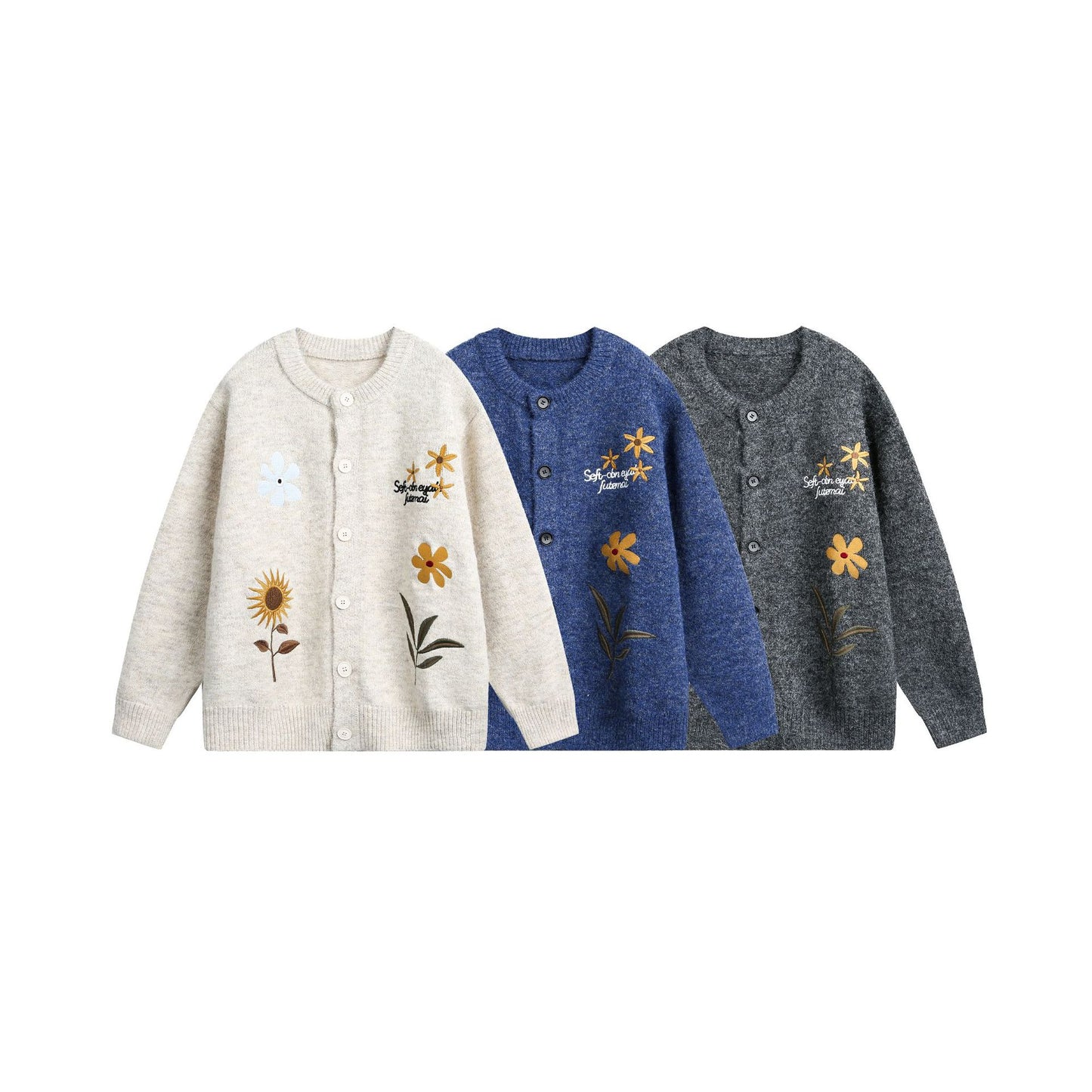 Women’s Retro Floral Embroidered Cardigan Sweater FitiqueFit