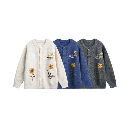 Women’s Retro Floral Embroidered Cardigan Sweater FitiqueFit
