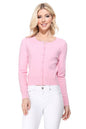 Gem Button Crew Neck Long Sleeve Sweater Cardigan Shop Style & More | Fresh Looks, Everyday Deals & Free Shipping