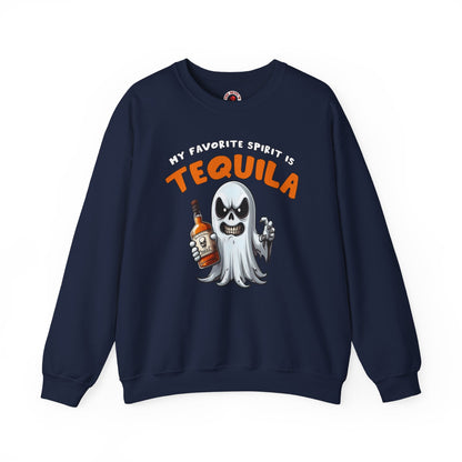 My Favorite Spirit Is Tequila Crewneck Sweatshirt The Devil's Pickle