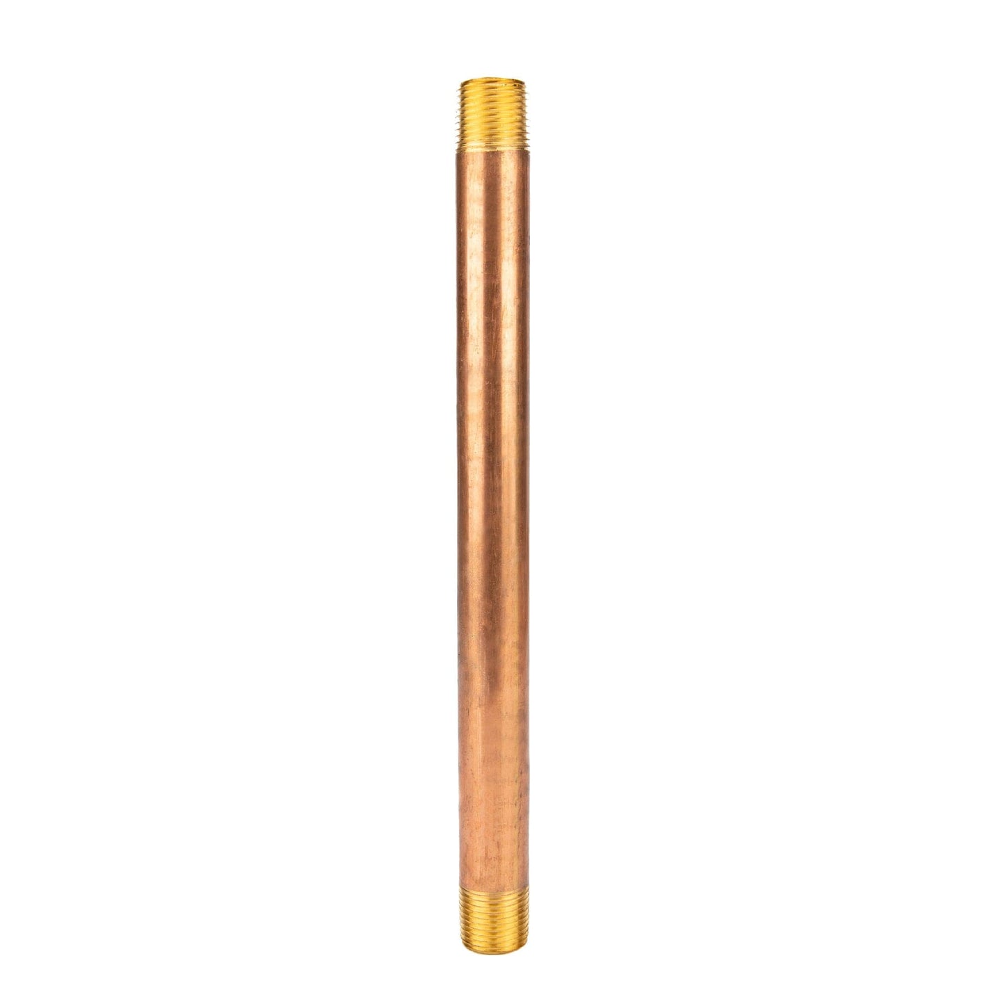 1/2 in. x 10 in. Red Brass Pipe PIPE DECOR