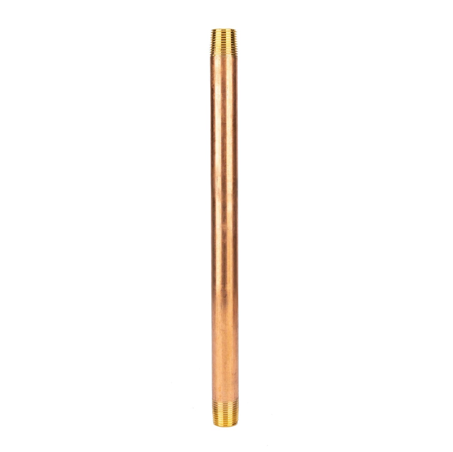 1/2 in. x 12 in. Red Brass Pipe PIPE DECOR