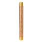 1/2 in. x 8 in. Red Brass Pipe PIPE DECOR