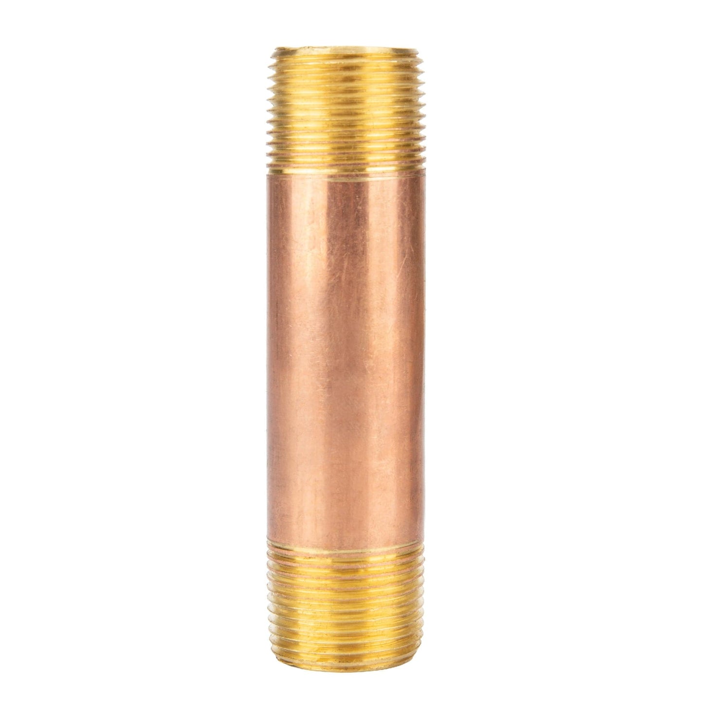 3/4 in. x 4 in. Red Brass Pipe PIPE DECOR