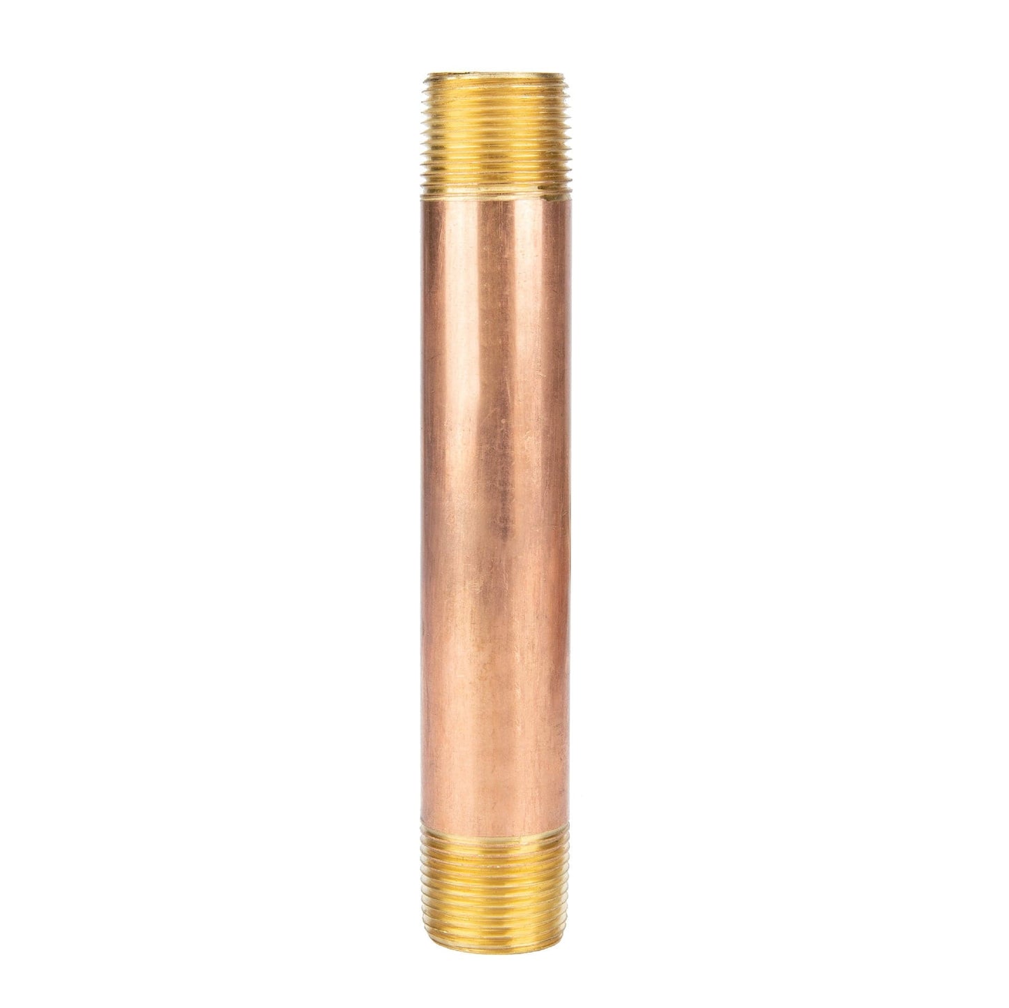 3/4 in. x 6 in. Red Brass Pipe PIPE DECOR