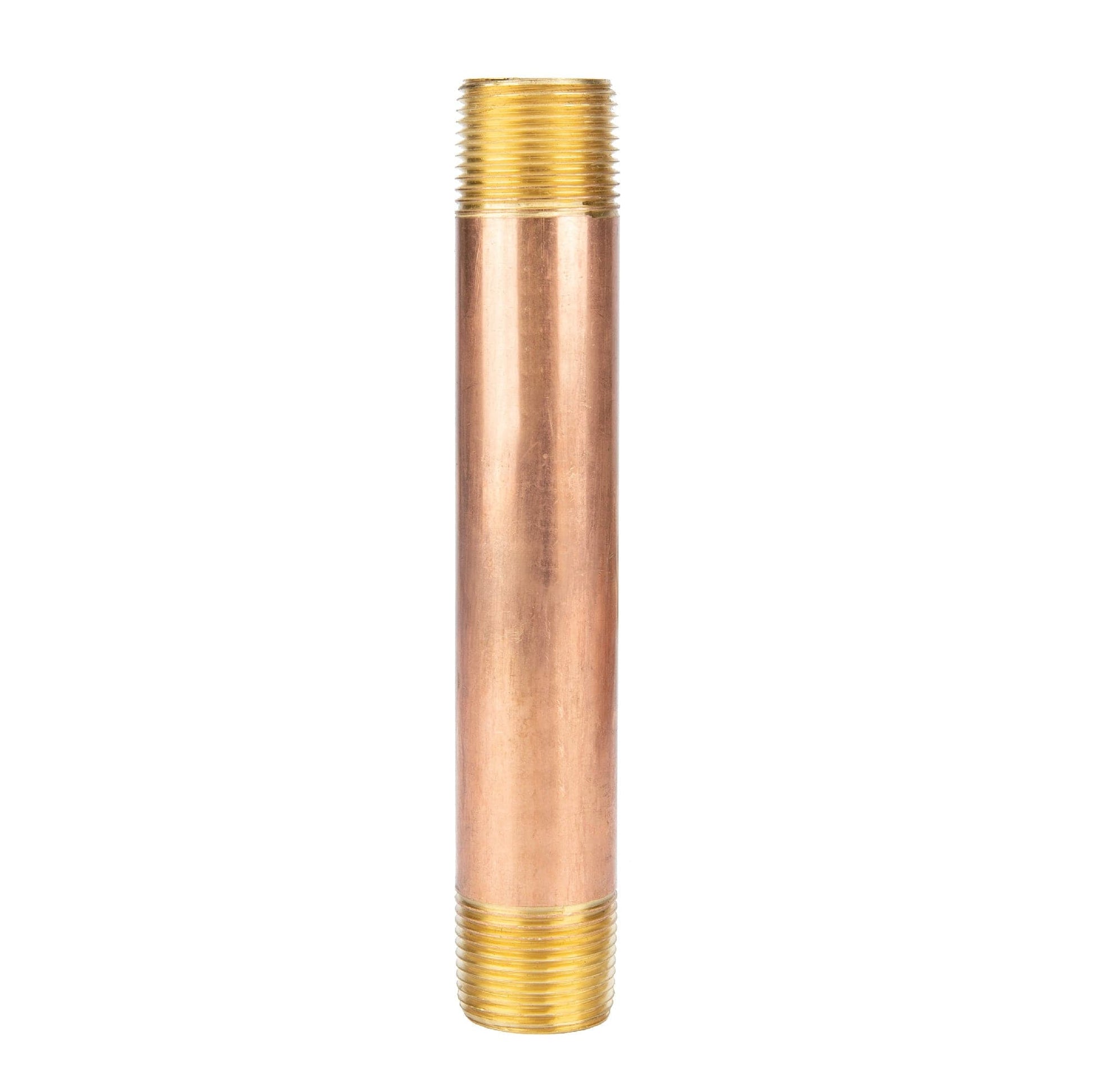 3/4 in. x 6 in. Red Brass Pipe PIPE DECOR
