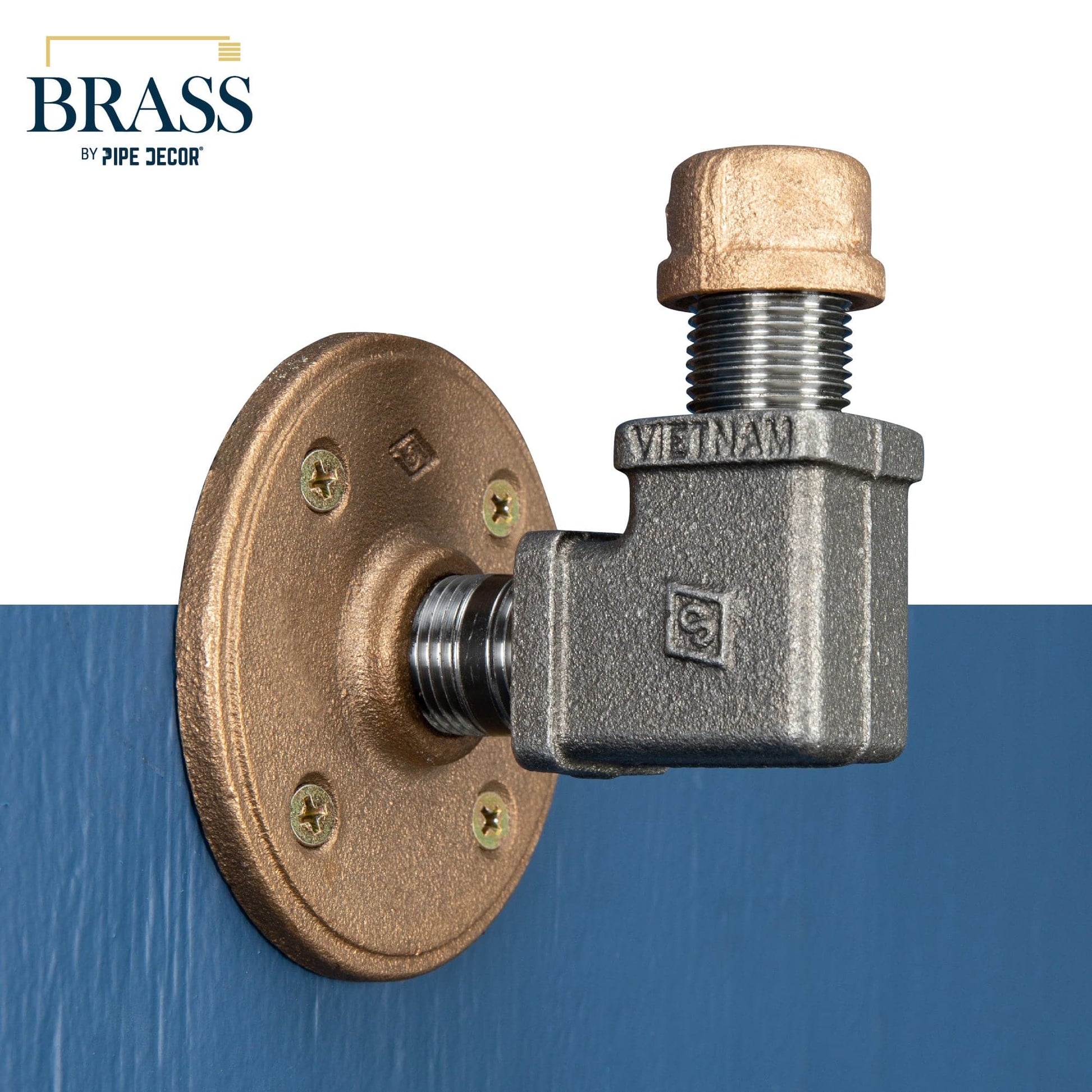 3/4 in. Red Brass Cap PIPE DECOR
