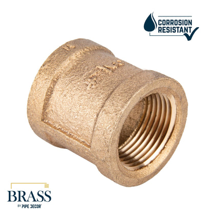 3/4 in. Red Brass Coupling PIPE DECOR