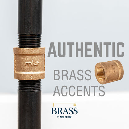3/4 in. Red Brass Coupling PIPE DECOR