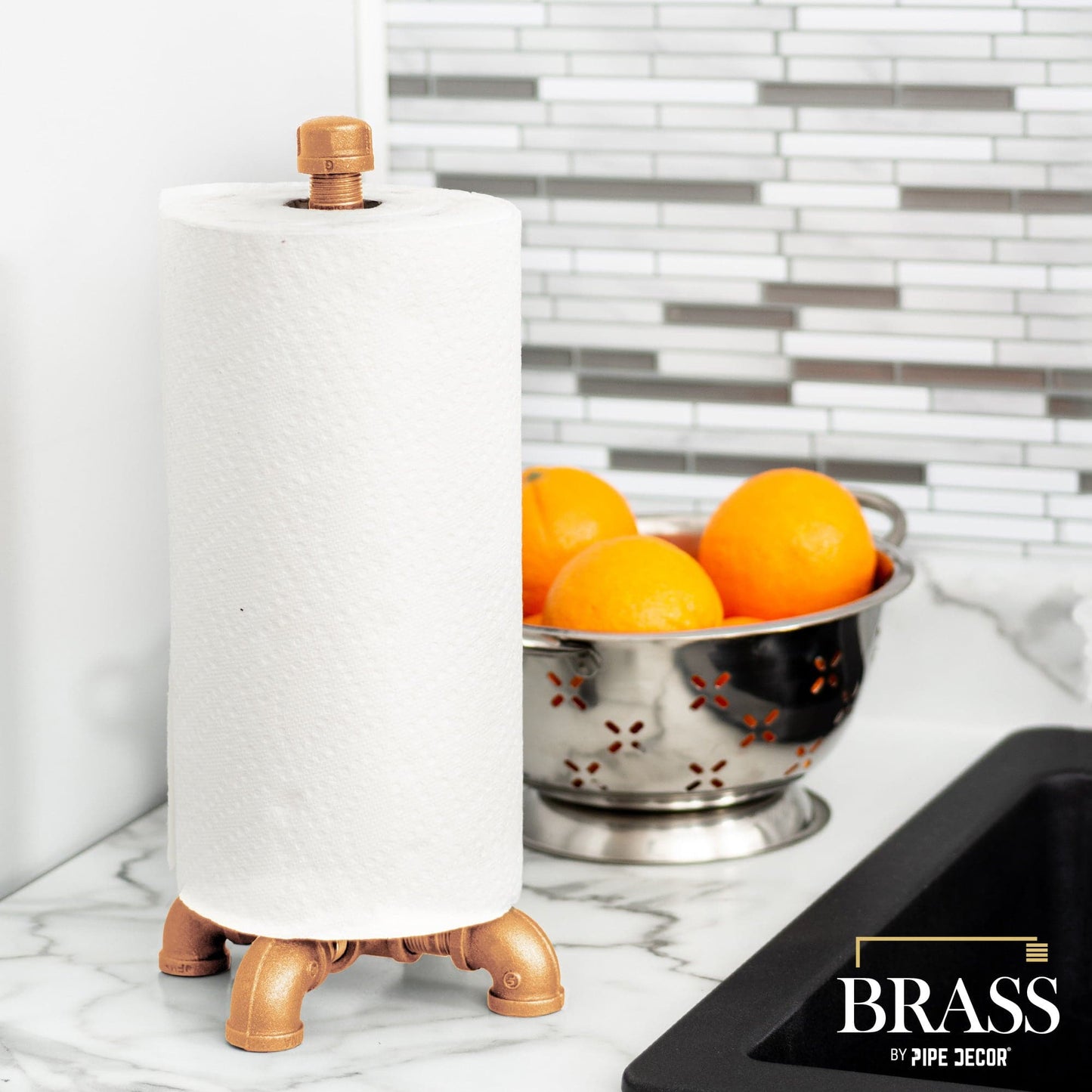 3/4 in. Red Brass 90 Degree Elbow PIPE DECOR