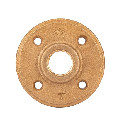 3/4 in. Red Brass Flange PIPE DECOR