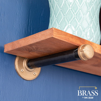 3/4 in. Red Brass Flange PIPE DECOR