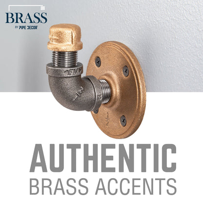 3/4 in. Red Brass Flange PIPE DECOR