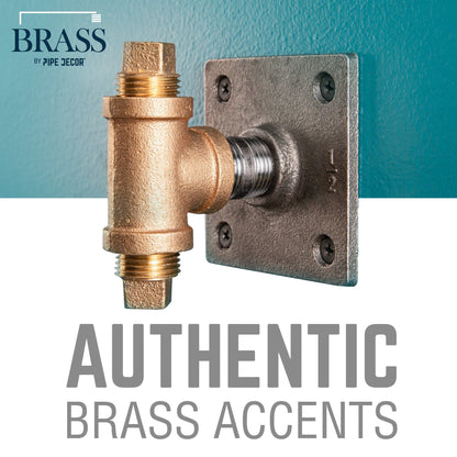 1/2 in. Red Brass Plug PIPE DECOR