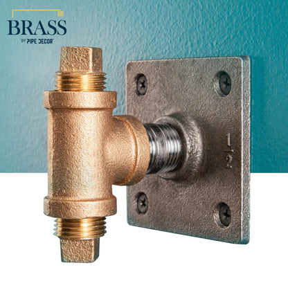 3/4 in. Red Brass Tee PIPE DECOR
