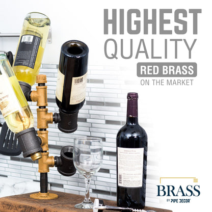 3/4 in. Red Brass Tee PIPE DECOR