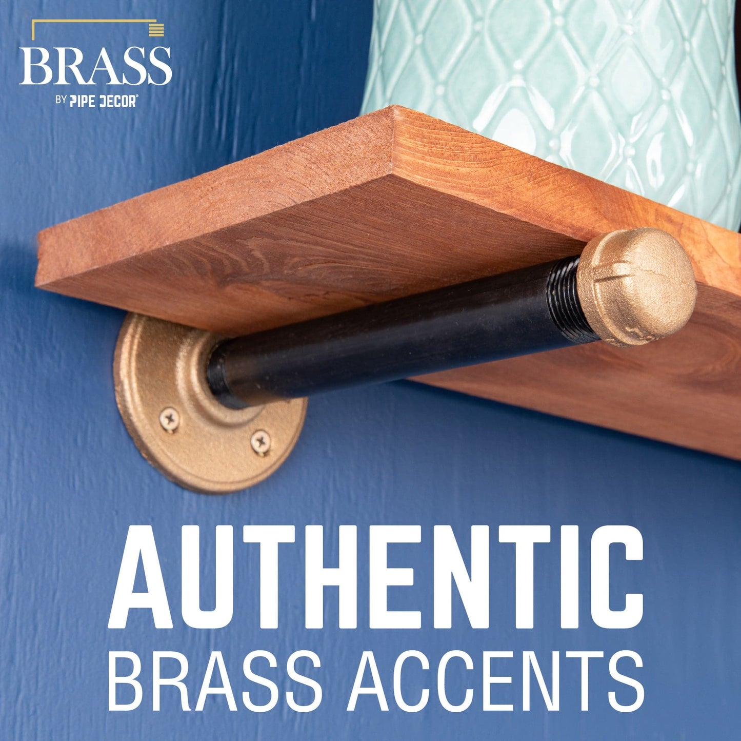 3/4 in. Red Brass Tee PIPE DECOR
