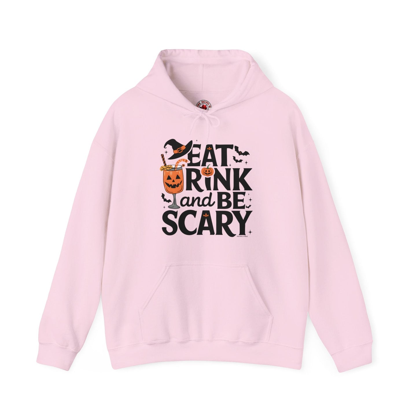 Eat Drink and Be Scary Hooded Sweatshirt The Devil's Pickle
