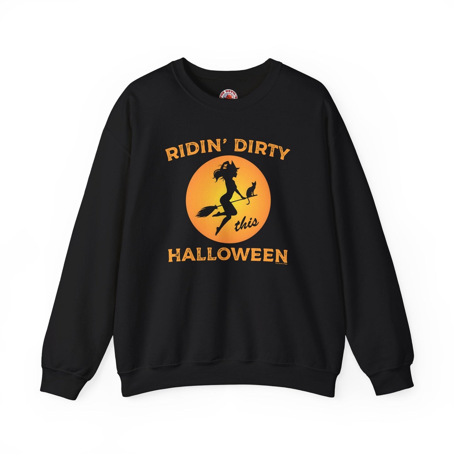 Ridin' Dirty This Halloween Crewneck Sweatshirt The Devil's Pickle