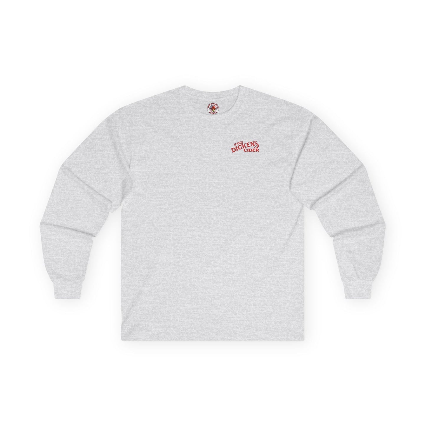 Hard Dickens Cider Front/Back Long Sleeve Tee The Devil's Pickle
