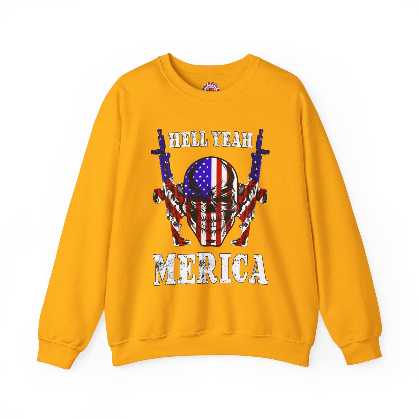 Hell Yeah Merica Crewneck Sweatshirt The Devil's Pickle