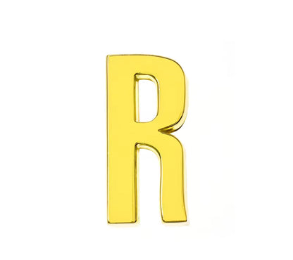 Scarf Slide Letters – 30mm – 14K Gold Non Tarnish Deep South Originals