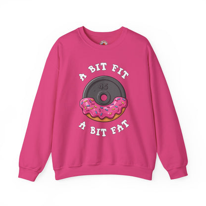 A Bit Fit, A Bit Fat Crewneck Sweatshirt The Devil's Pickle