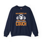 The Hardest Lift Of All Is Getting Off The Couch Crewneck Sweatshirt The Devil's Pickle