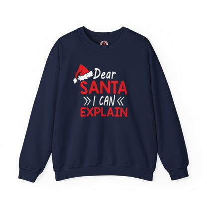 Dear Santa I Can Explain Crewneck Sweatshirt The Devil's Pickle